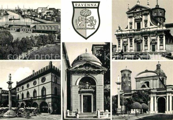 Ravenna Italia Piazza del Popolo Kathedrale San Maria