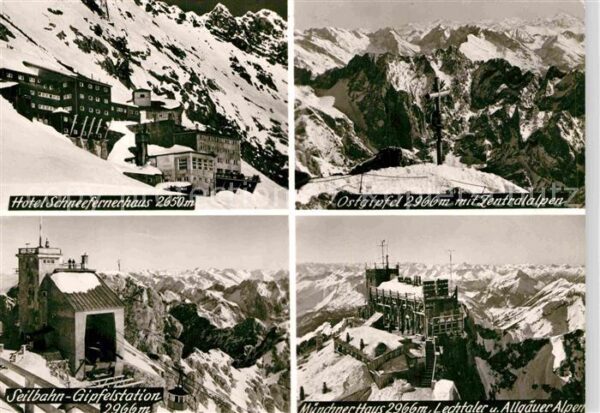 Zugspitzbahn Hotel Schneefernerhaus Ostgipfel Zentra