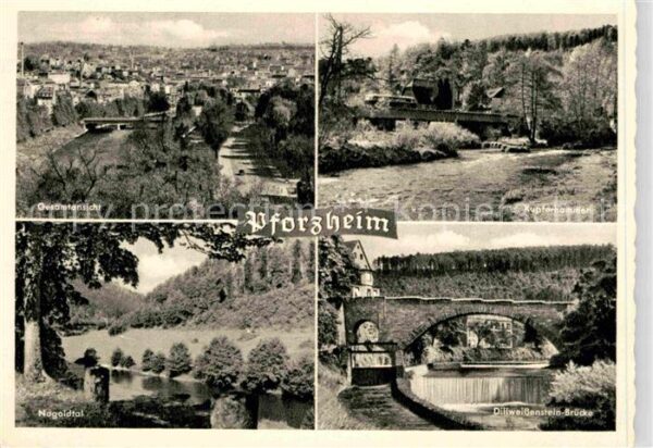 Pforzheim Kupferhammer Nagoldtal Dillweißenstein