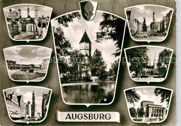 Augsburg Jakobskirche Rathaus Hauptbahnhof Karol