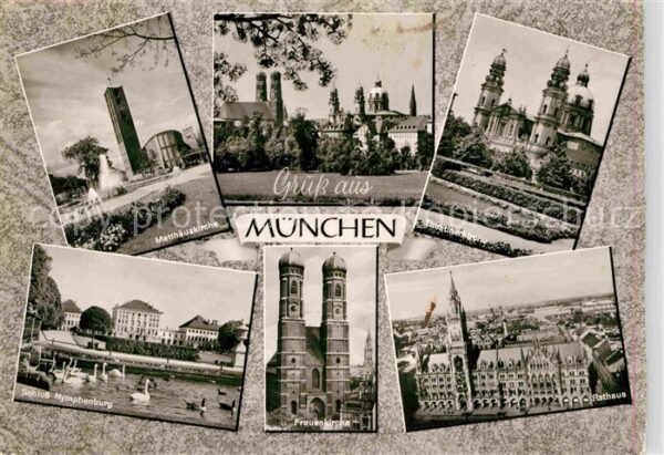 Muenchen Matthäuskirche Theatinerkirche Schloss