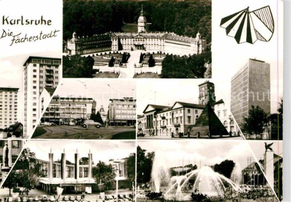 Karlsruhe Baden Schloss Park Hauptbahnhof