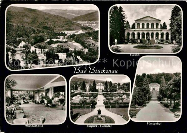 Bad Brueckenau Wandelhalle Kurpark Kurhotel Fürstenhof