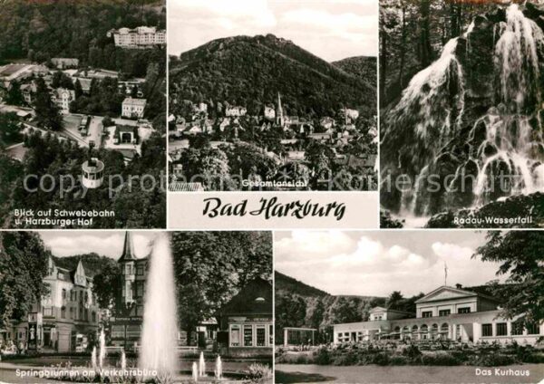 Bad Harzburg Schwebebahn Harzburger Hof Radau Wasser