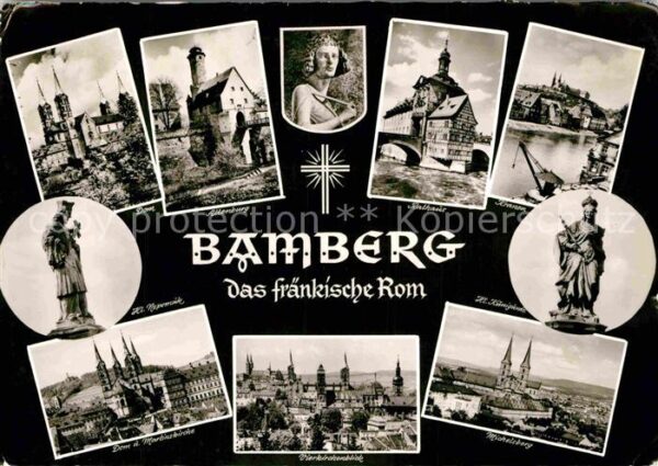 Bamberg Dom Altenburg Rathaus Heiliger Nepomuk