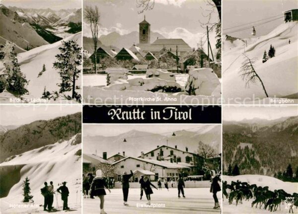 Reutte Tirol Lechtal Pfarrkirche Sankt Anna Bergbahn