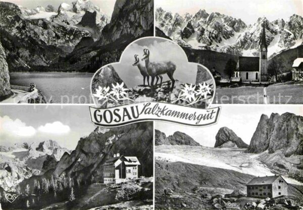 Gosau Oberoesterreich Gosausee Gablonzer Hütte Adamek Hütte