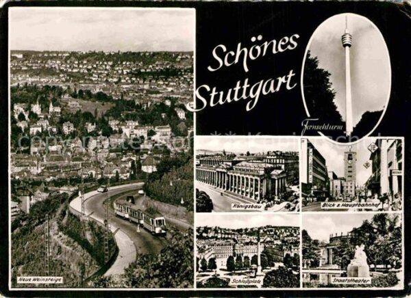 Stuttgart Neue Weinsteige Schlossplatz Staatsthea