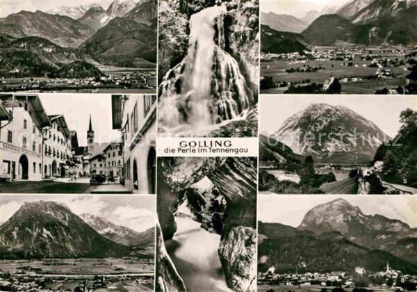 Golling Salzach Dachstein Wasserfall Sankt Nikolaus Pas