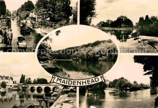 Maidenhead Riverside Boulters Lock Monkey Island Cookham Loc