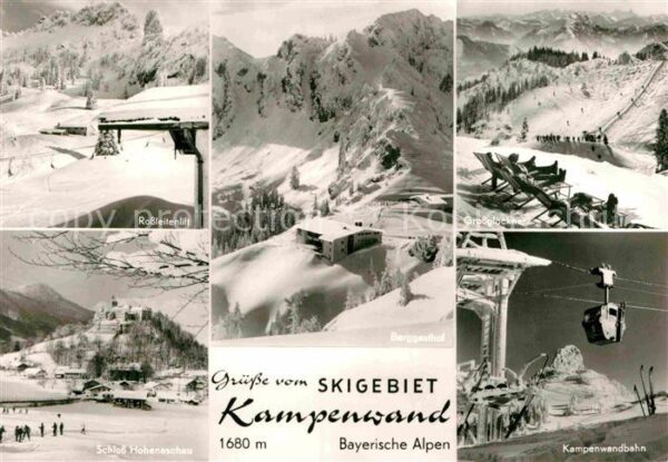 Kampenwand Chiemgau Rossleitenlift Berggasthof Schloss Hohe