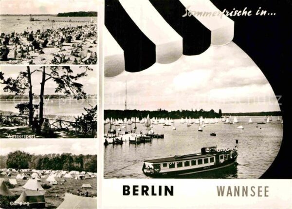 Berlin Wannsee Strand Wassersport Camping
