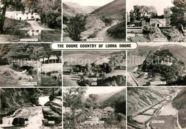 Minehead West Somerset Lorna Doone Farm Rubbers Bridge Church