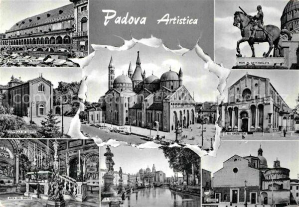 Padova Piazza Erbe Il Salone Capella Giotto Ba