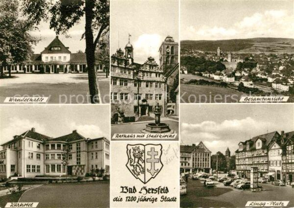Bad Hersfeld Wandelhalle Rathaus Stadtkirche Lingg P
