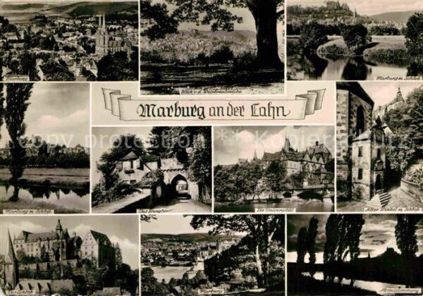 Marburg Lahn Schloss Alter Winkel Universität Burgto