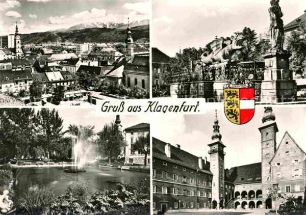 Klagenfurt Woerthersee Rathaus Denkmal Panoraa