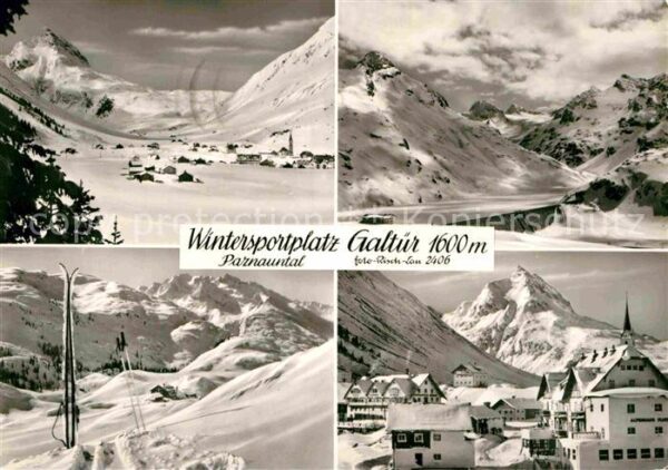 Galtuer Tirol Paznauntal Wintersportplatz