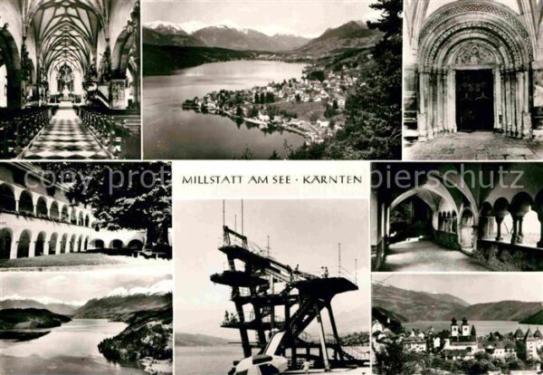 Millstatt Millstaettersee Kloster Panorama
