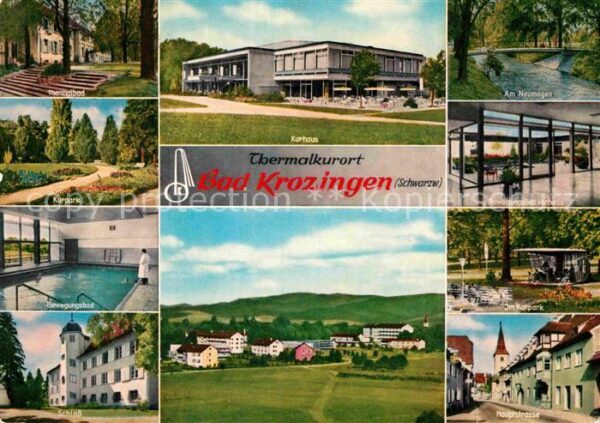 Bad Krozingen Thermalkurort Schwarzwald Kurpark Schlo