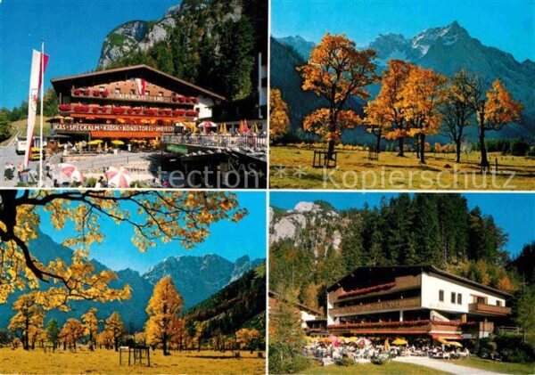 Eng Hinterriss Tirol Alpengasthof Alpencafe Grosser Ahornbod