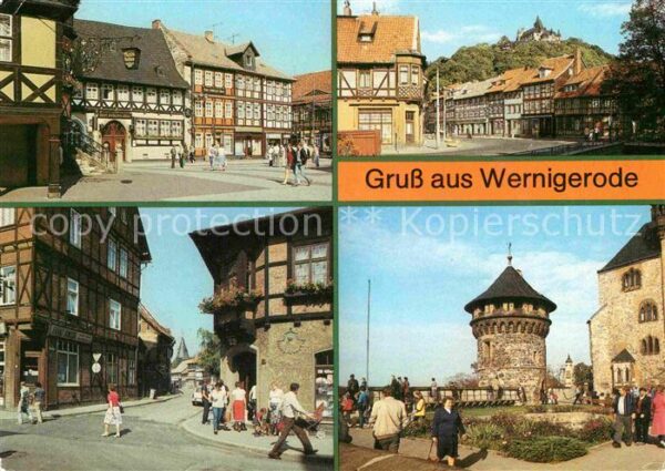 Wernigerode Harz Markt Schöne Ecke Pfarrstrasse Feudalmu