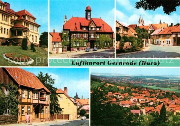 Gernrode Harz FDGB Erholungsheim Stubenberg Rathaus S