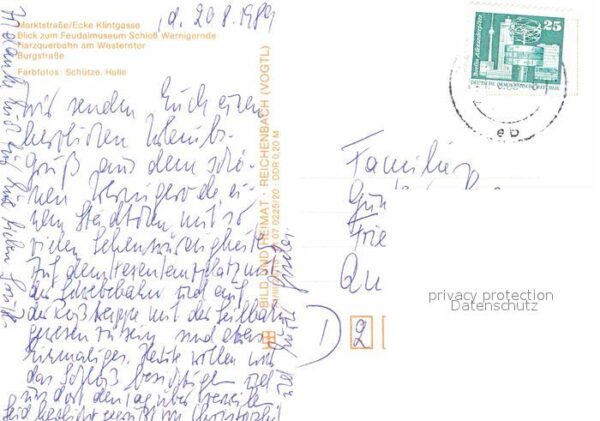 Wernigerode Harz Marktstrasse Ecke Klintgasse Feudalmuse – Bild 2