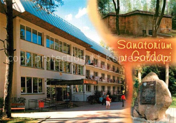 Goldap Ostpreussen Sanatorium Gedenkstein