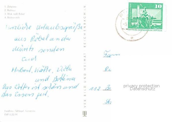 Roebel Mueritz Zeltplatz Rathaus Badeanstalt an der Mü – Bild 2