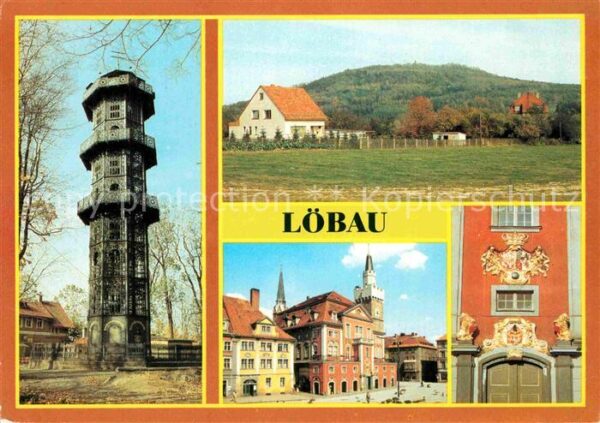 Loebau Sachsen Aussichtsturm Löbauer Berg Technisches