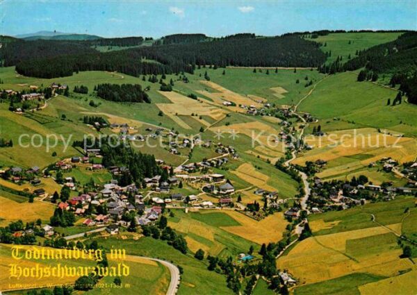 Todtnauberg Luftkurort im Schwarzwald Fliegeraufnah