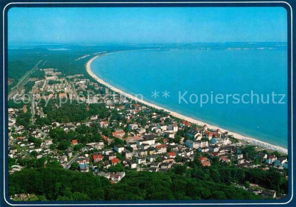 Binz Ruegen Ostseebad Fliegeraufnahme