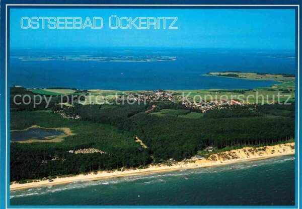 Ueckeritz Usedom Ostseebad Fliegeraufnahme