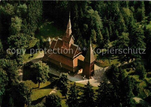 Hahnenklee-Bockswiese Harz Nordische Stabkirche 18./19. Jhdt. Flie