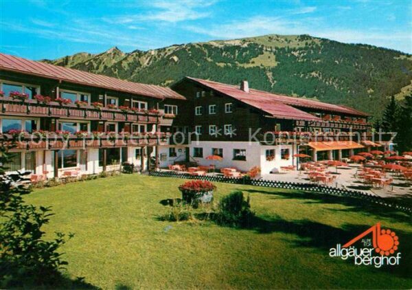 Sonthofen Oberallgaeu Sport und Kurhotel Allgäuer Berghof
