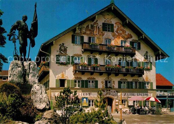 Kochel See 600 Jahre Hotel Gasthof Zur Post Schmie