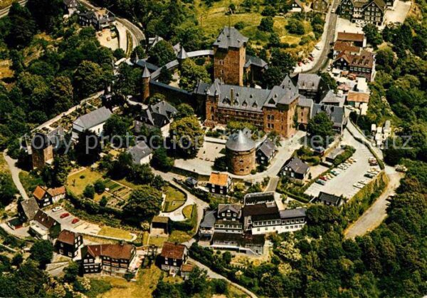 Burg Wupper Schloss Bergisches Land Fliegeraufnahme