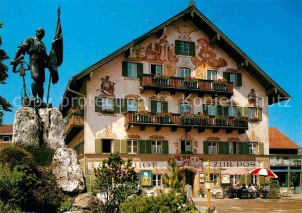 Kochel See Schmied von Kochel Denkmal Gasthof zur