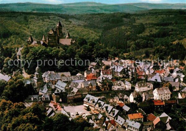 Braunfels Luftkurort mit Schloss Fliegeraufnahme
