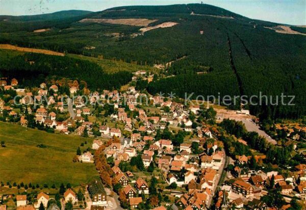 Braunlage Luftkurort Fliegeraufnahme