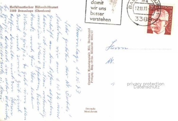 Braunlage Luftkurort Fliegeraufnahme – Bild 2