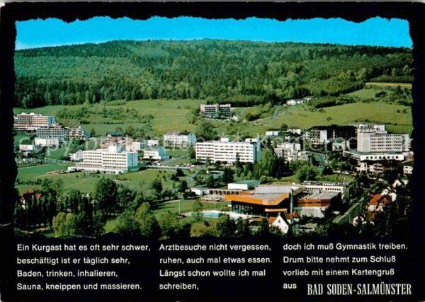 Bad Soden-Salmuenster Panorama Heilbad zwischen Spessart und