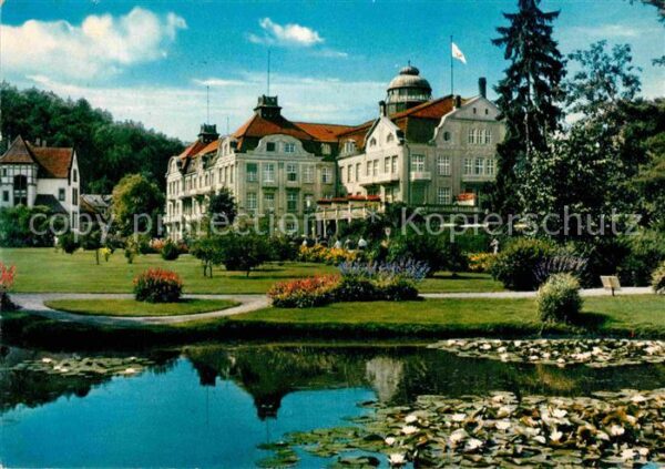 Bad Salzschlirf Badehof Teich Park