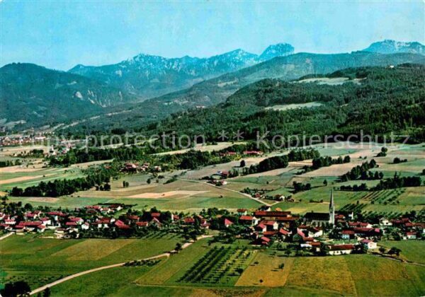 Au Bad Aibling mit Blick zum Wendelstein Bayerische Vo