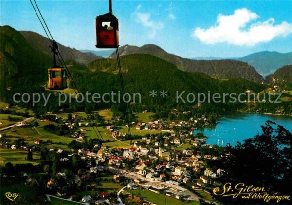 St Gilgen Wolfgangsee mit Gondelbahn zum Zwölferhorn Alpenpan