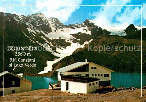Sulden Solda Höchster Hütte am Grünsee Ultental Egge