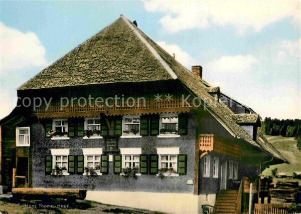 Bernau Schwarzwald Hans Thoma Haus Luftkurort Wintersportp