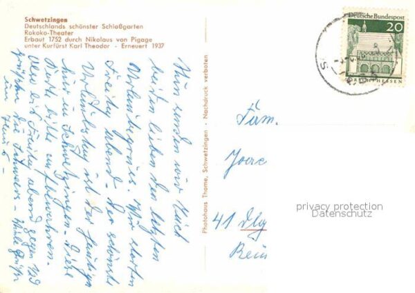 Schwetzingen Rokoko Theater Erbauer Nikolaus von Pig – Bild 2