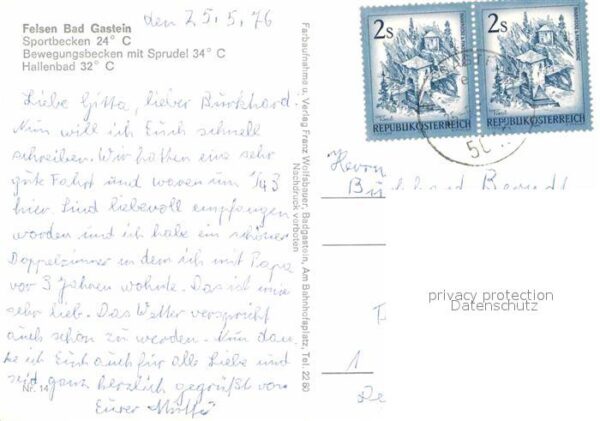Bad Gastein Felsenbad Schwimmbad Hallenbad – Bild 2